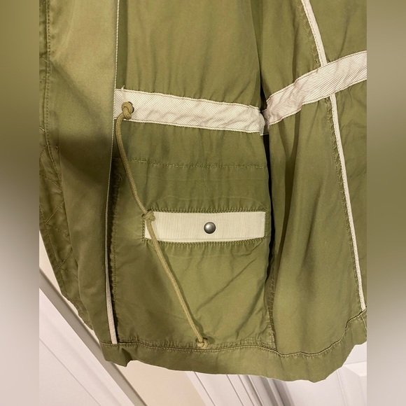 J.Crew Field Utility Hooded Cotton Jacket Olive Green XL - Picture 8 of 13